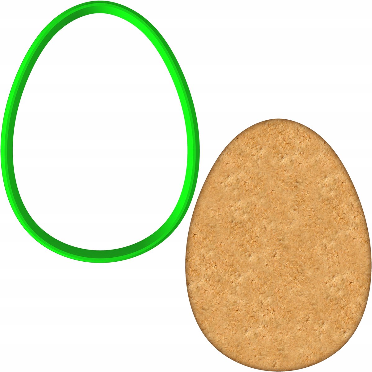 Paasei Koekjesvorm 8cm - Perfect voor Pasen