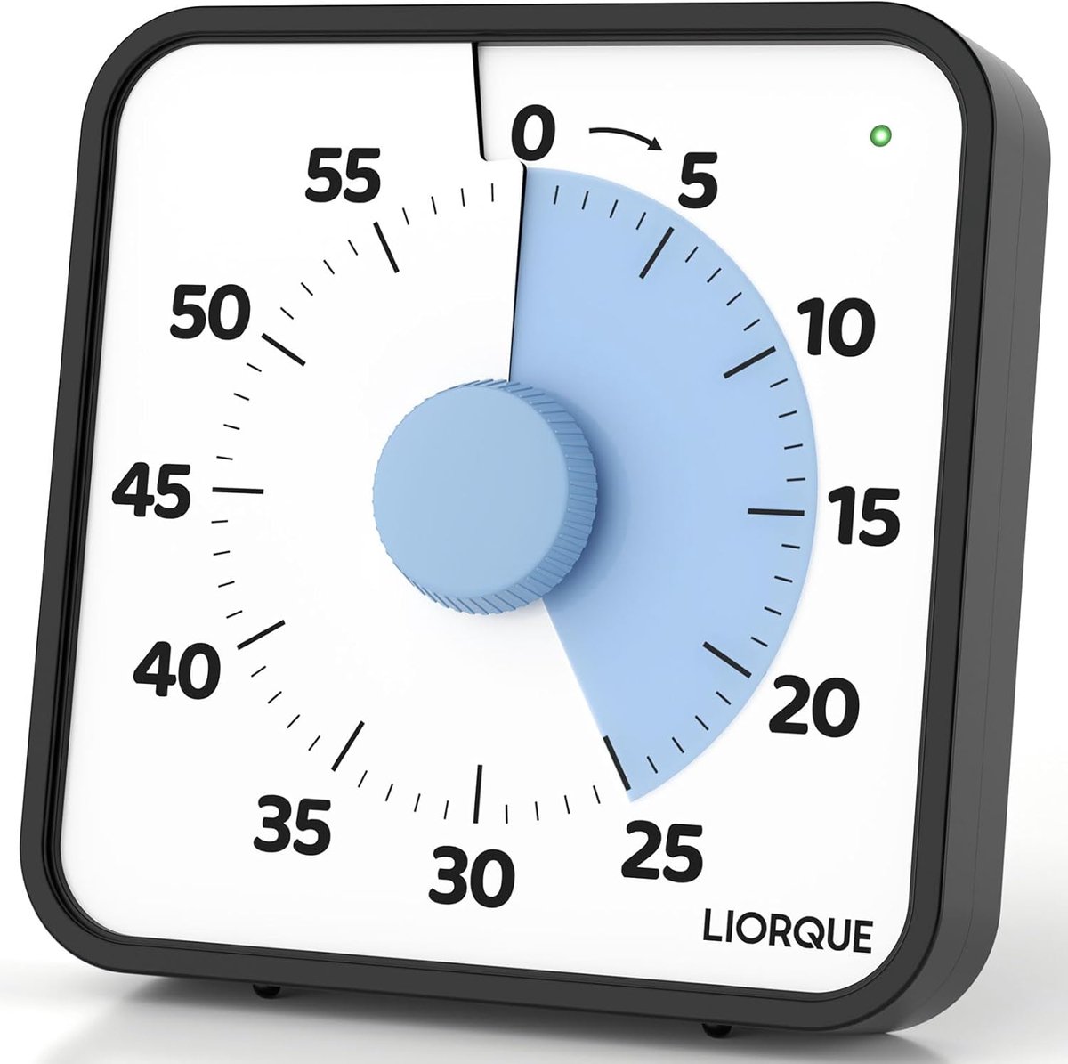 Visuele timer 19cm - kleurrijk design - niet-tikkend - verhoogt focus bij kinderen
