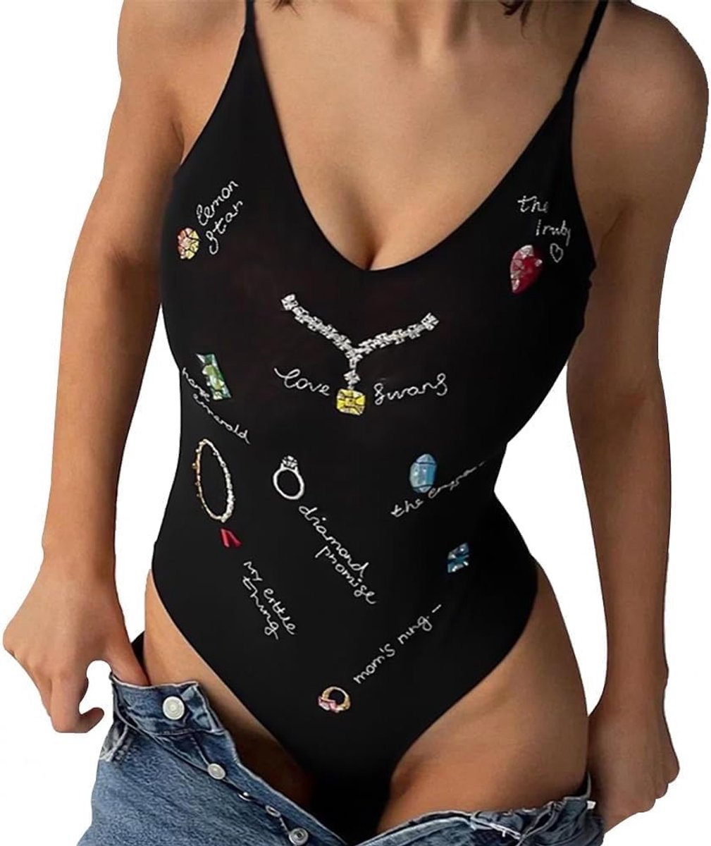 Body voor dames, ronde hals, mouwloos, sexy, luipaard, top, elegant, slankmakende bodysuit voor vrouwen - ShopVlot