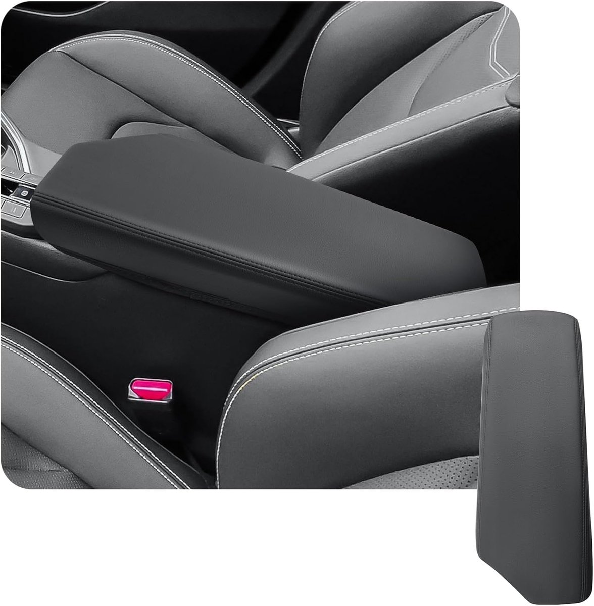 CDEFG Compatible with Toyota C-HR CHR Hybrid 2024 2025 center armrest, armrests, lid, cover, scratch protection - ShopVlot