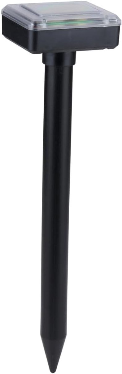 Mollenverjager trilling - Zilver - 49 cm - Ultrasone Zonne-energie Mollenverjager - Voor Tuin en Gazon