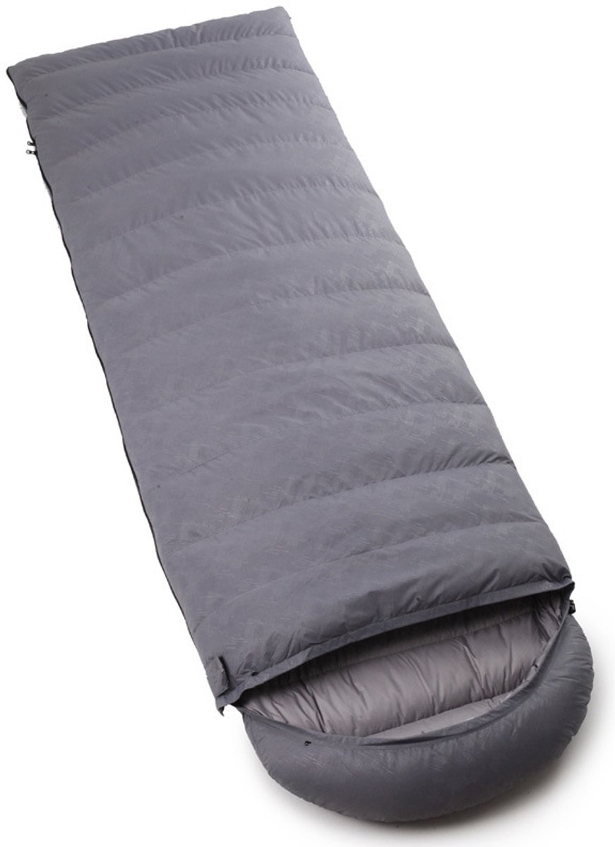 Dons-slaapzak (Donsalternatieve vezel / Donsachtige vezel) – Model: envelop – Waterdicht en ademend – Geschikt voor thru-hiking-backpacken en kamperen – Geschikt voor vier seizoenen – 600 g (0–15 °C)-210 x 80 cm
