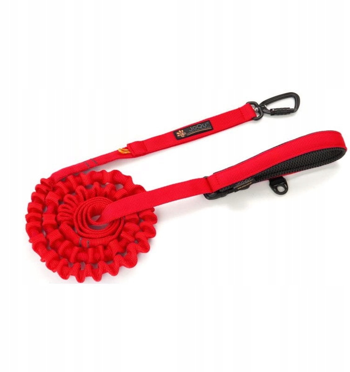 JoQu STRONG Hondenlijn met Schokdemper - 295cm - Rood