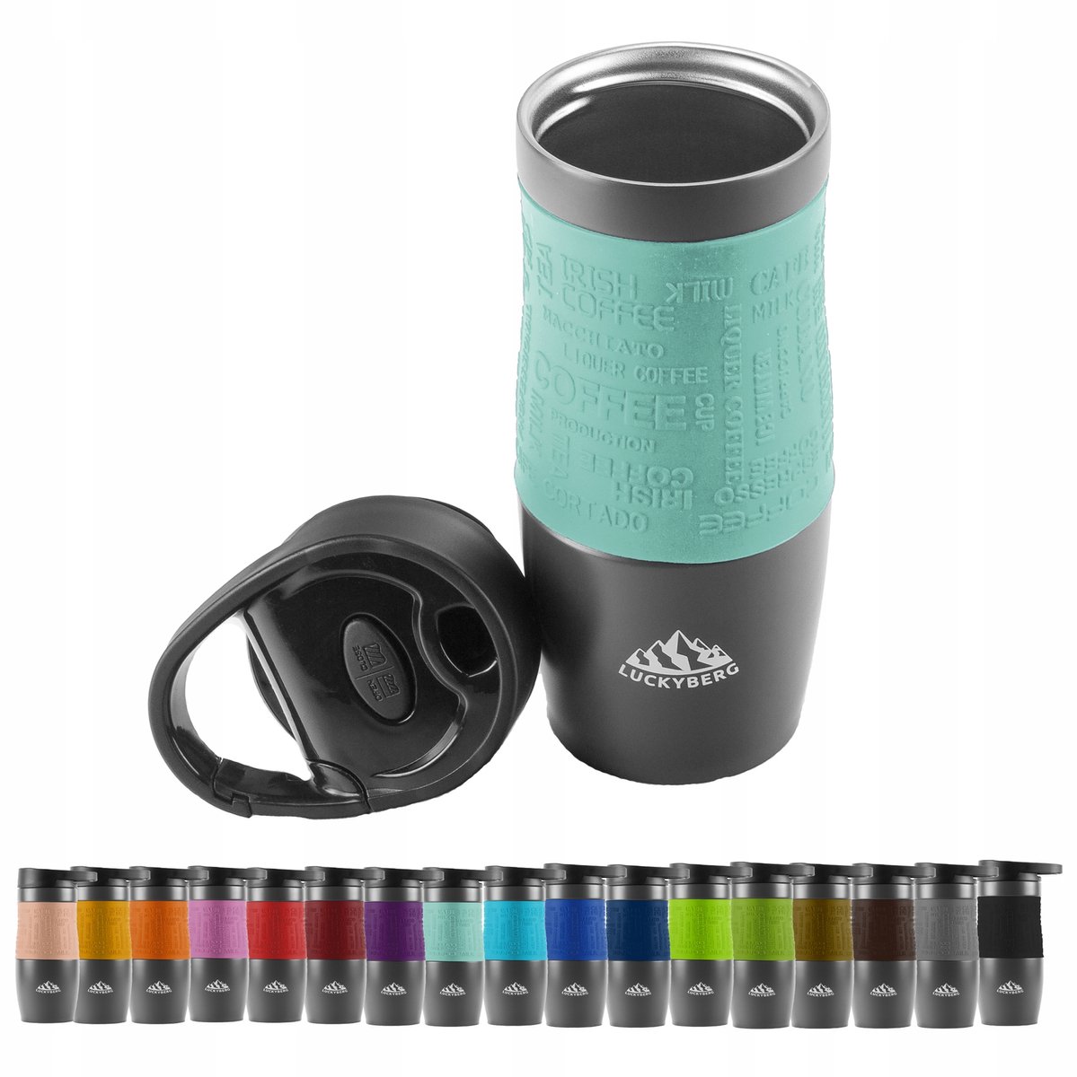 Luckyberg Thermosbeker 400ml RVS - Houdt Drankjes Warm/Koud