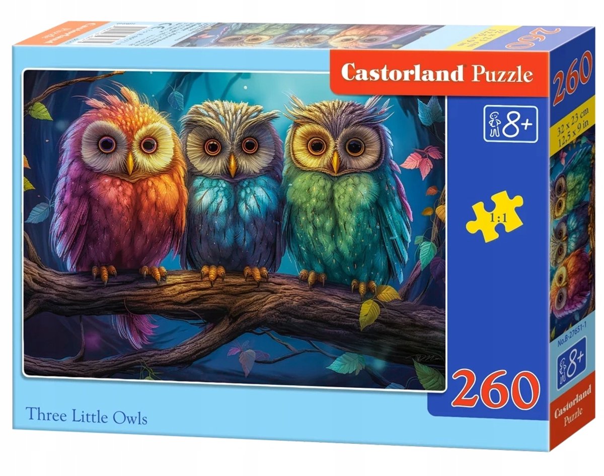 Castorland Puzzel 260 Stukjes - Drie Kleine Uiltjes