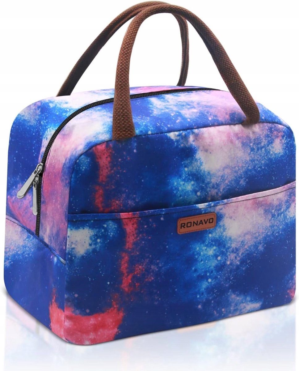 RONAVO Thermische Lunchtas - Ideaal voor Picknick en Strand (30x17x22cm)