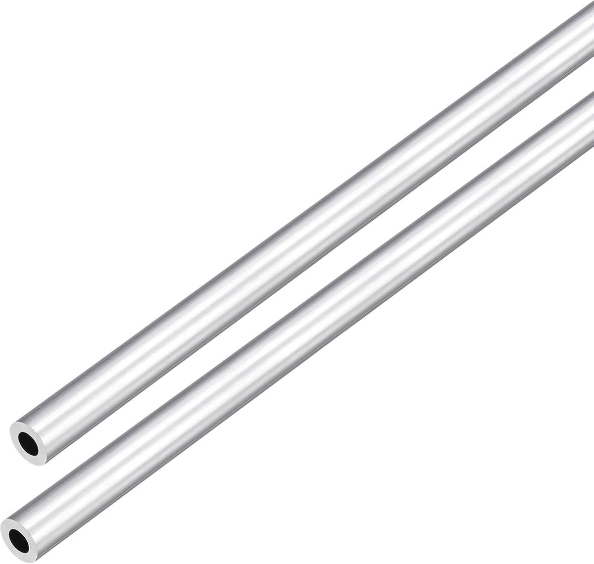 DMiotech 2pcs (7mm OD x 4mm ID) 6063 Aluminum Round Tube 300mm Length Industry Metal Tube for Machinery Frame - ShopVlot