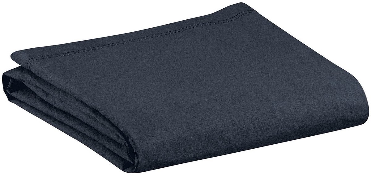 Hoeslaken Noche - Stonewashed katoen perkal - brede elastische cups - perfecte pasvorm - ShopVlot
