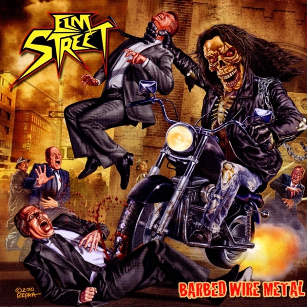 Elm Street: Barbed Wire Metal (Red) [Winyl]