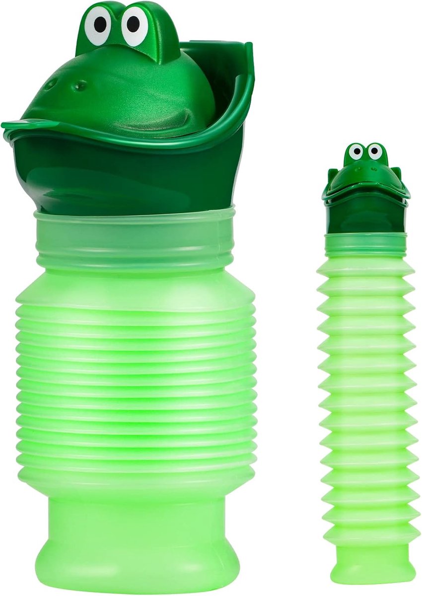 600 ml inklapbaar draagbaar urinaal, herbruikbare urinefles voor noodgevallen, mobiel toilet voor auto, reizen en kamperen