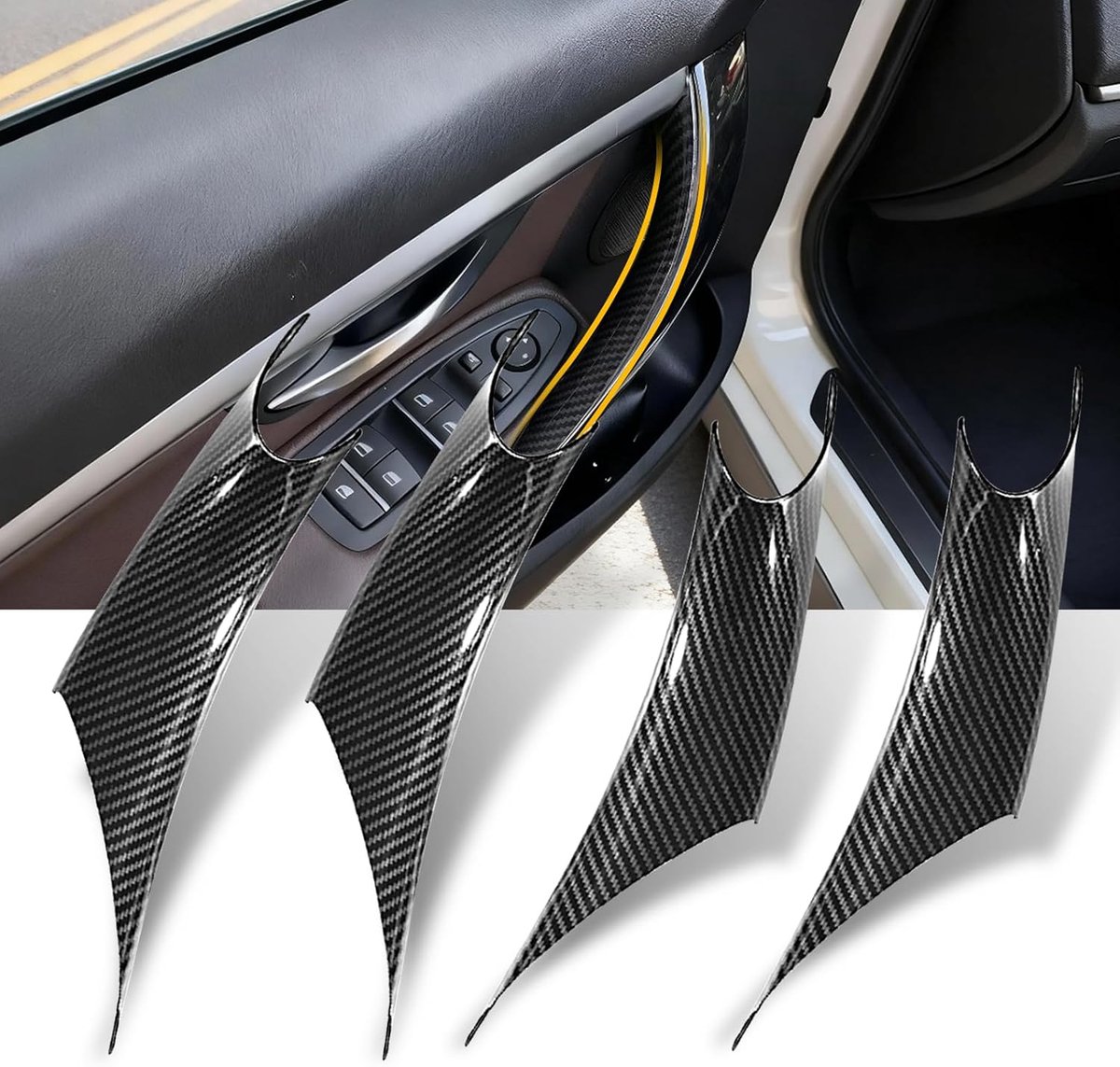 TTCR-II 4 Pieces Compatible with BMW 3 Series 4 F34/F32/F33/F36/F82/F83 320i 328i 330i 428i 435i 430i Car Interior - ShopVlot