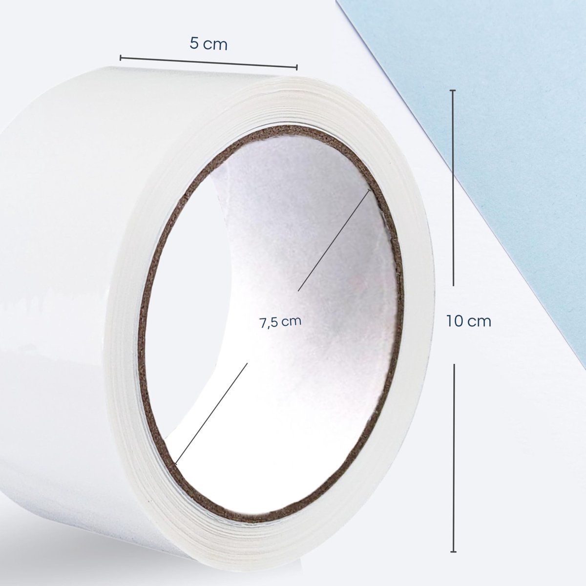 RAYLU PAPER® - Papierrollen, plakband voor het verpakken van verzenddozen, robuust en extra sterk, 66 m x 50 mm breed - ShopVlot