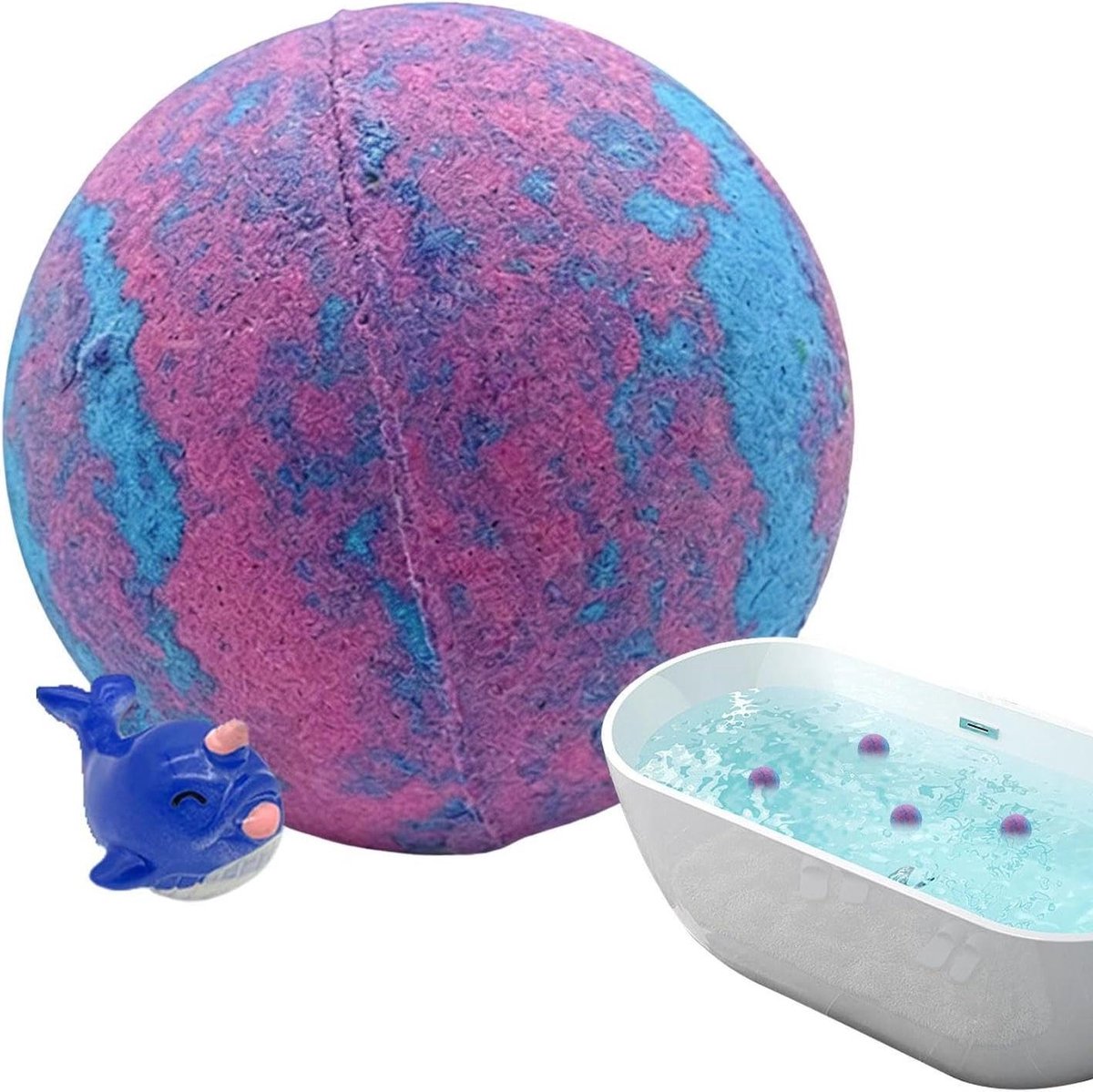 Badballen met Speelgoed - Bruisballen Kinderen - Badplezier Verrijken - Handgemaakt Zacht Schuim - 6 cm - Multicolor