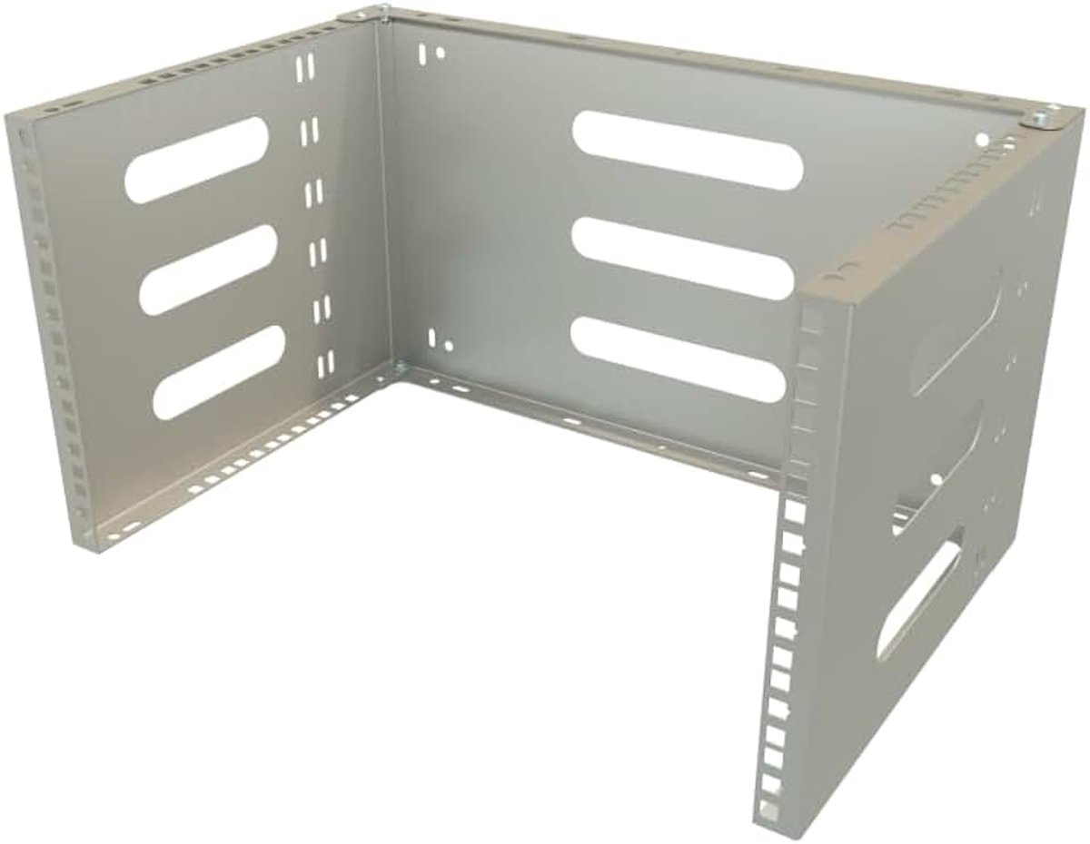 Holder Wall Mounted 19" 6U, 330mm, Grey