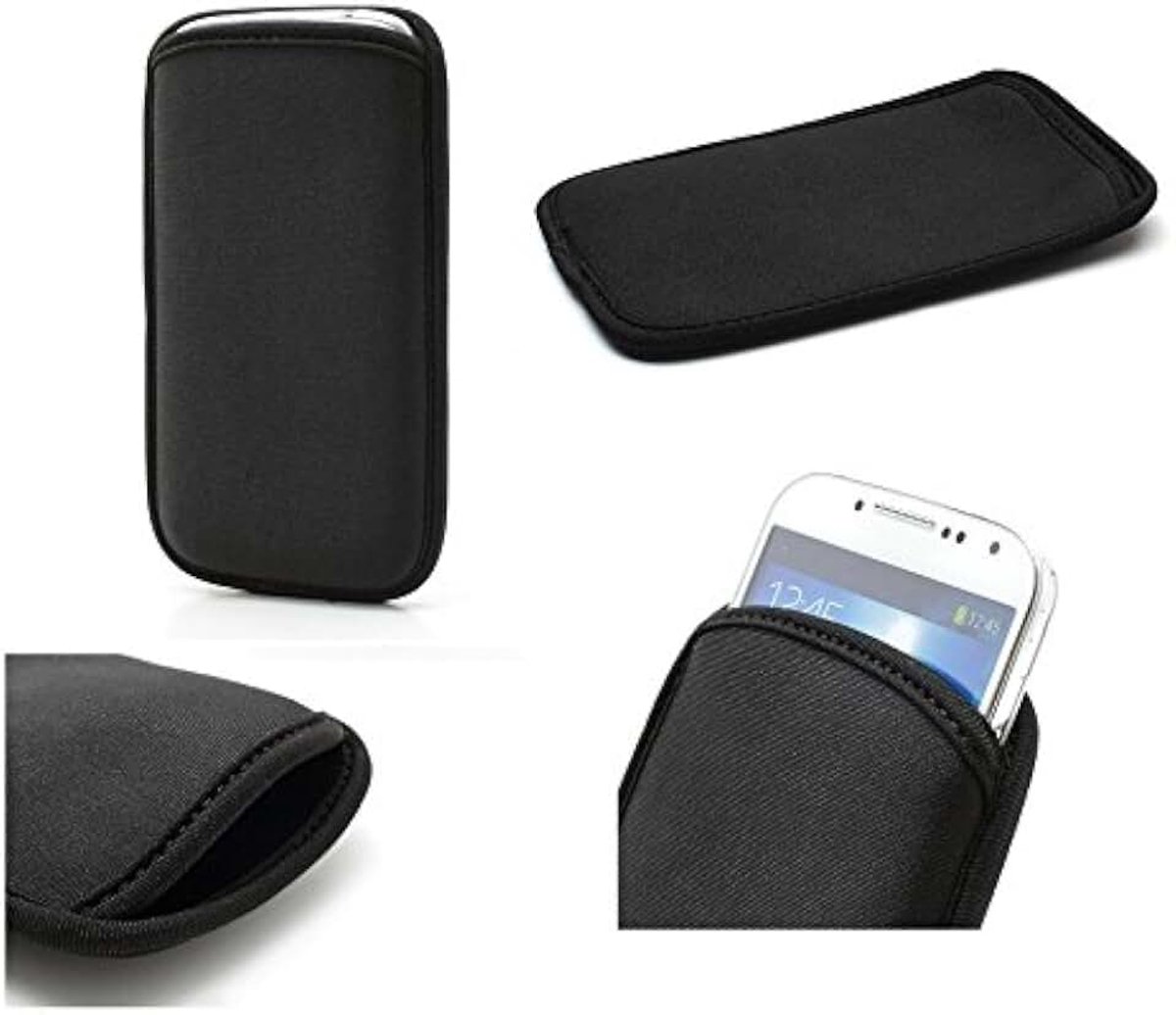 Tas neopreen van flexibel rekbare zachte premium kwaliteit voor STOREX DC40G - zwart