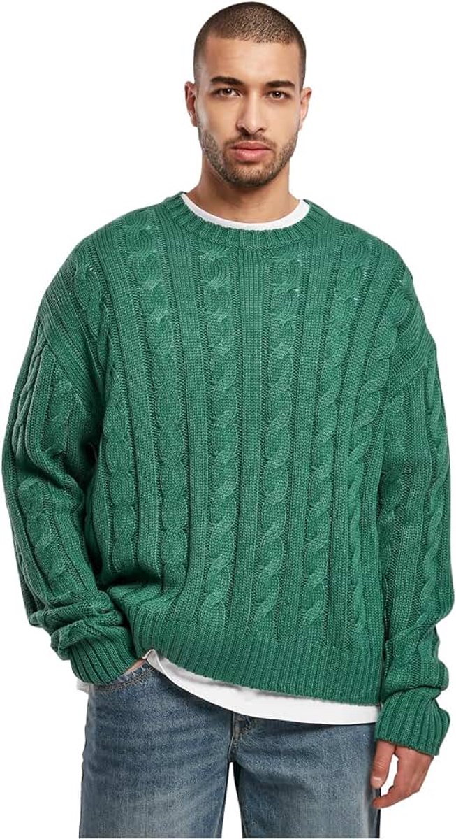 Classics Boxy sweatshirt voor heren, groen, M
