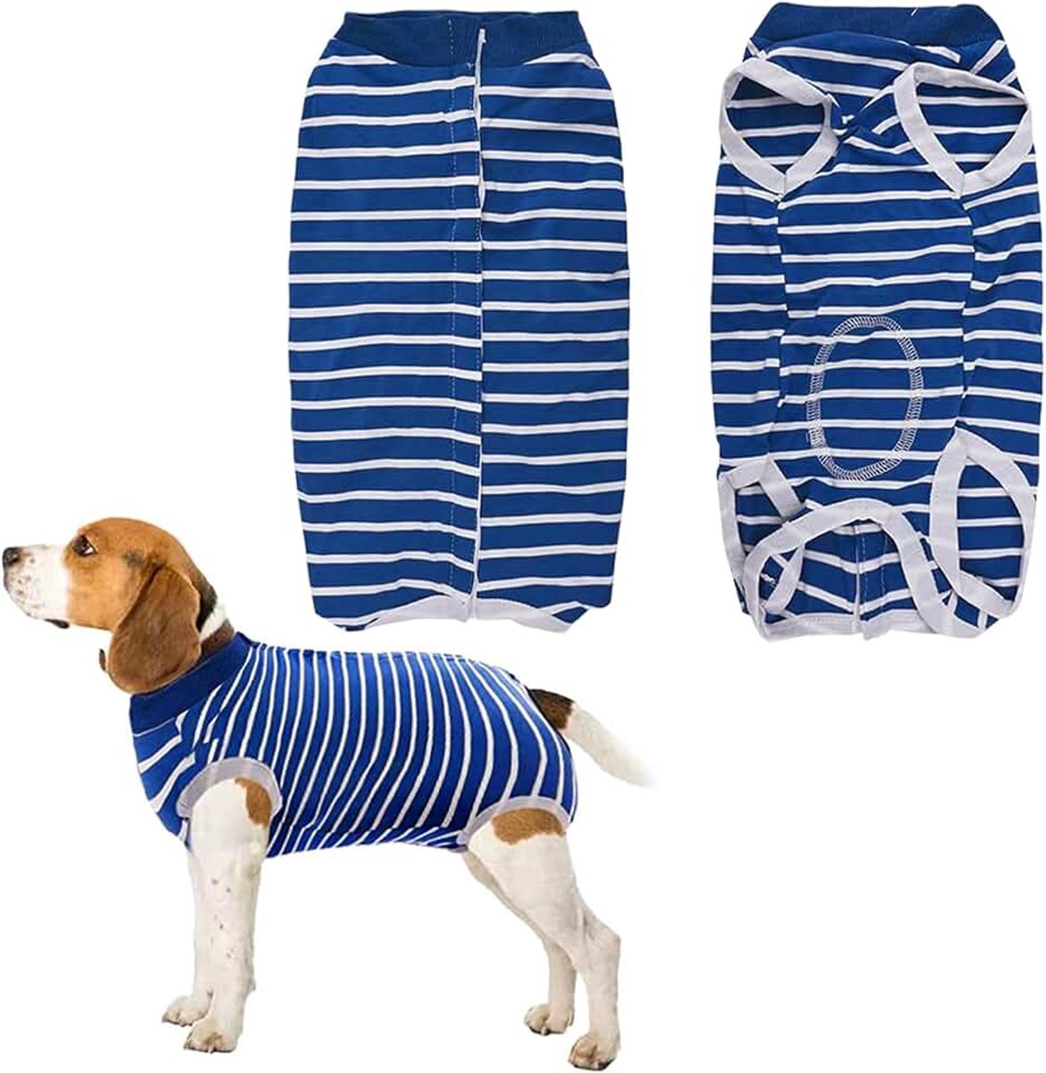 Bodysuit voor honden, na operaties, herstelpak voor honden en katten, voor vrouwen, mannen, puppy's, katten, maat S