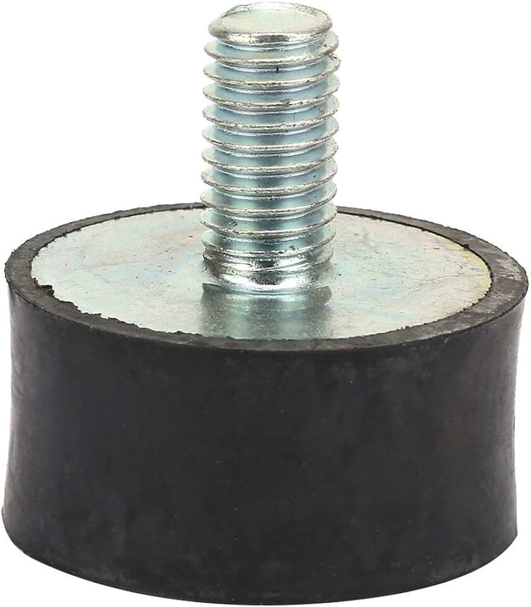 4 Stuks M8 Anti-vibratie Rubberen Steunen Silentblock Auto-bootspoelen, Duurzame Trillingsdempende Elementen voor Luchtcompressoren, voor Geluidsbeheersing en Schokreductie