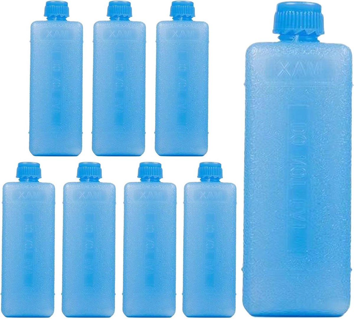 IJskristalboxen - Vriesblokken Koeltas - Voedsel Koelen - Herbruikbaar Materiaal - 16 Stuks - Veelkleurig