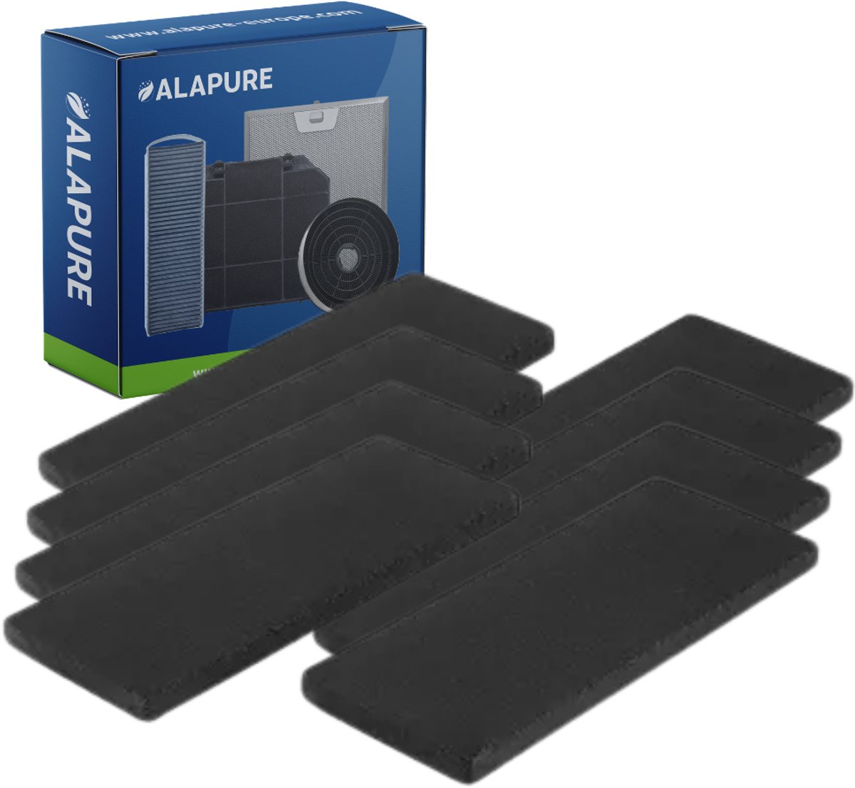4x Koolstoffilter voor Novy Monoblock 692060 (2St.)