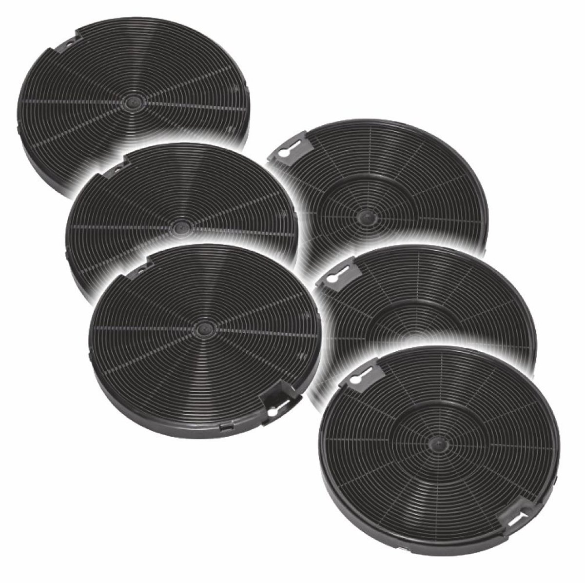 3x Zanussi Koolstoffilter MCFE09 / 9029800548 (2-pack)