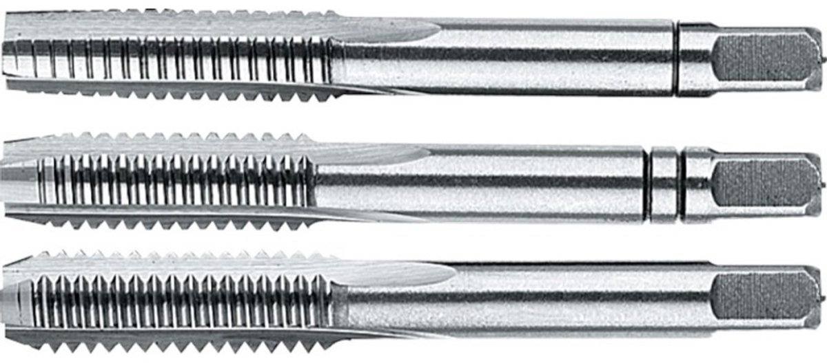 Huvema - ECO HSS Handtappen DIN 352 set à 3 stuks - 21.140