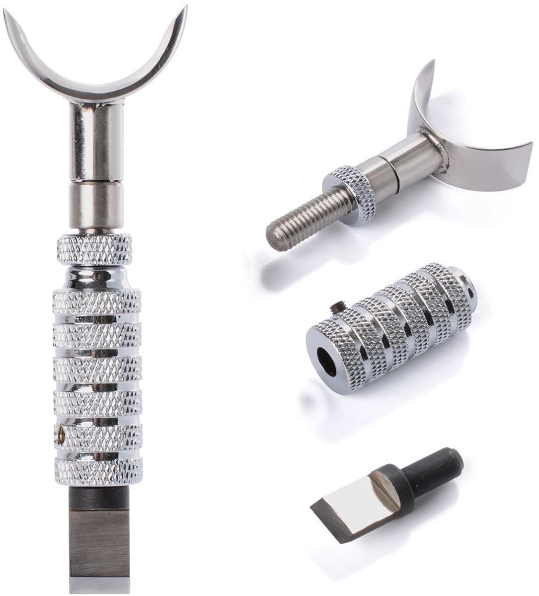 roestvrij stalen snijmes lemmet leer leerbewerking tool set