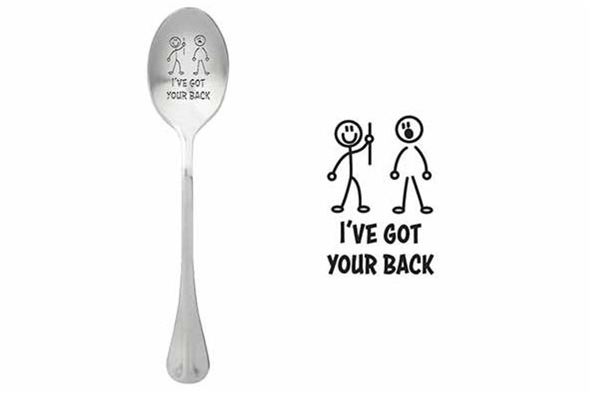 One Message Spoon Set6 Ive Got Your Back