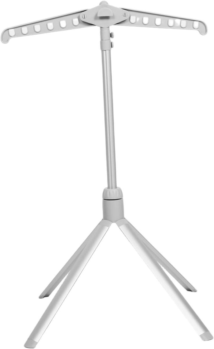 Kledingstomer Standaard - Draagbaar Droogrek - Kleding Stomen - Inklapbaar Ontwerp - 147 cm Hoog - Grijs
