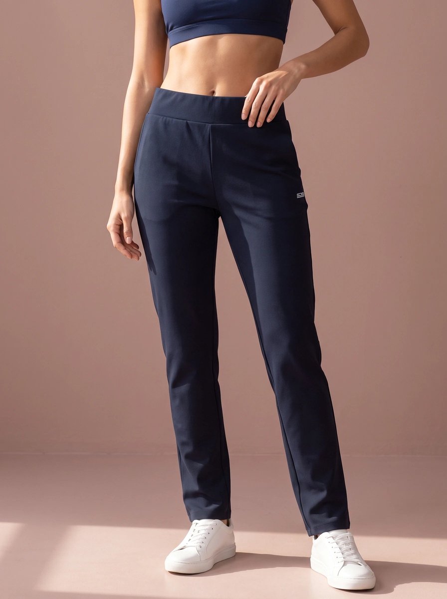 Sjeng Sports KASJA - Maat: XXL Dark Blue - Tennis Broek Vrouwen - Sportbroek - 87% polyester, 13% elastaan, foamy interlock