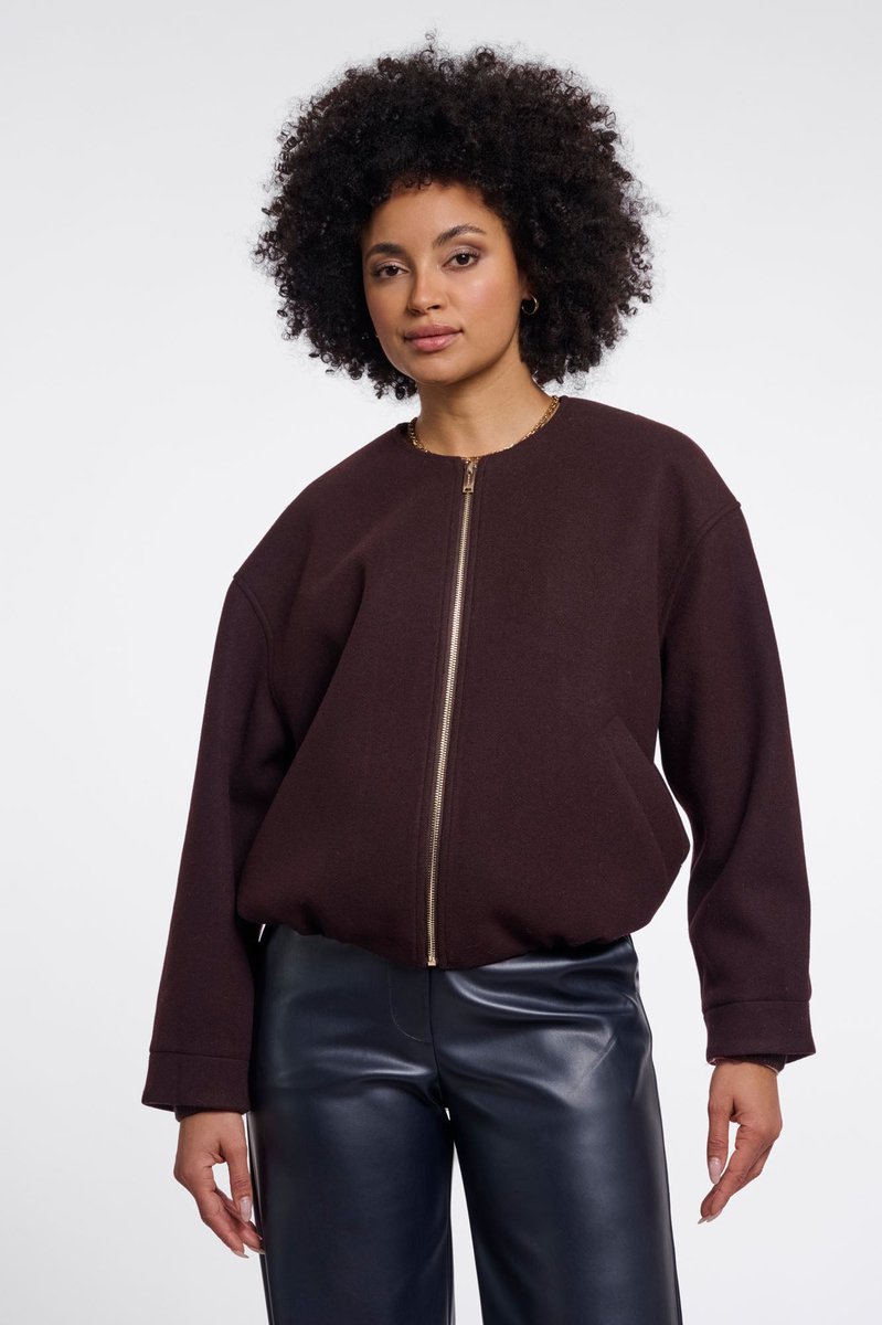 Rino & Pelle Jackets - Mona bomber jacket - Bruin
