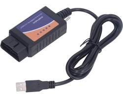 Auto Diagnostisch Hulpmiddel - OBD2 Scanner - Auto Uitlezen - Firmware V1.5 - 5 x 4 x 3 cm - Zwart