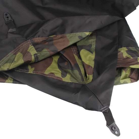 Kampeertent - 2 Persoons Tent - 200x150x110 cm - Oxford - Snel Opzetten - Camouflage - met Gaas - Muggenwerend & Ademend - Toeristentent - Voor Vissen Wandelen en Strand - Draagbaar — afbeelding 3