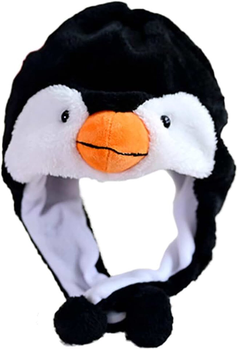 Pluche muts, pluche hoed met oorklep, dierlijke pluche muts, warme pluche muts, winter, festival, cosplay, geschikt voor jongens en meisjes volwassenen