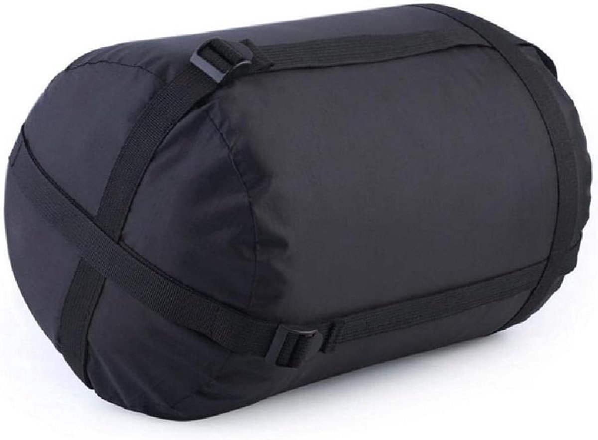 Slaapzak Opbergpakket - Reis Tas - Outdoor Opslag - Waterdicht Nylon - 43x23x23 cm - Zwart