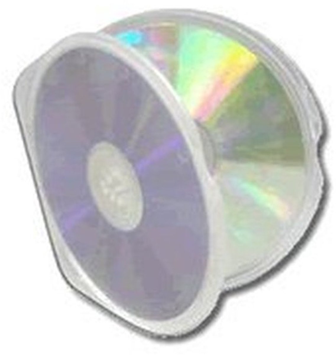 CD-hoes - Dubbele CD/DVD-hoes - Transparante opbergmap - Slank ontwerp - Veilig sluiten - Geschikt voor post en opslag