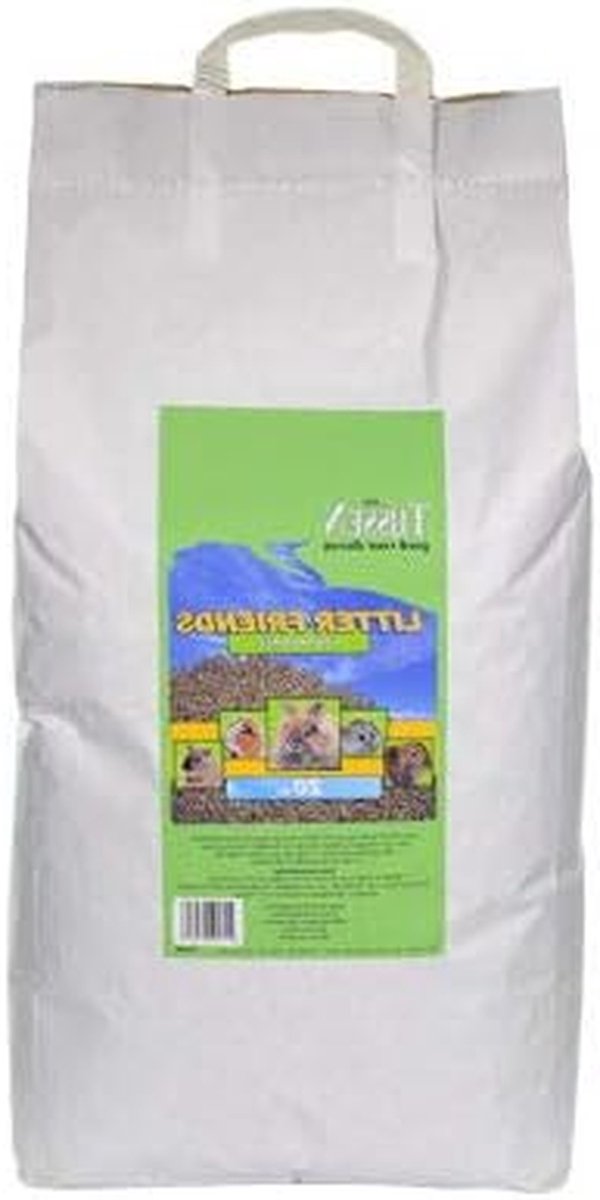 Stropellets Kattenbak - Strokorrels Bodembedekking - Kattenbak Vulling - Natuurlijk Materiaal - 10 kg - Natuurlijk