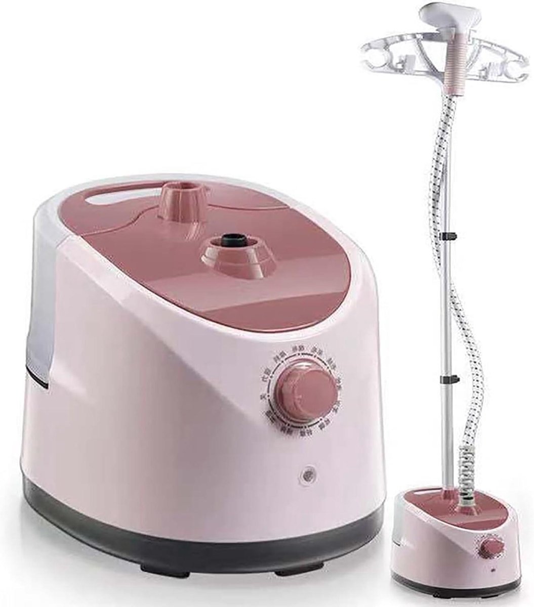 Kledingstomer Staand - Stoomapparaat Kleding - Kreukels Verwijderen - Groot Waterreservoir - 1.8 Liter - Roze