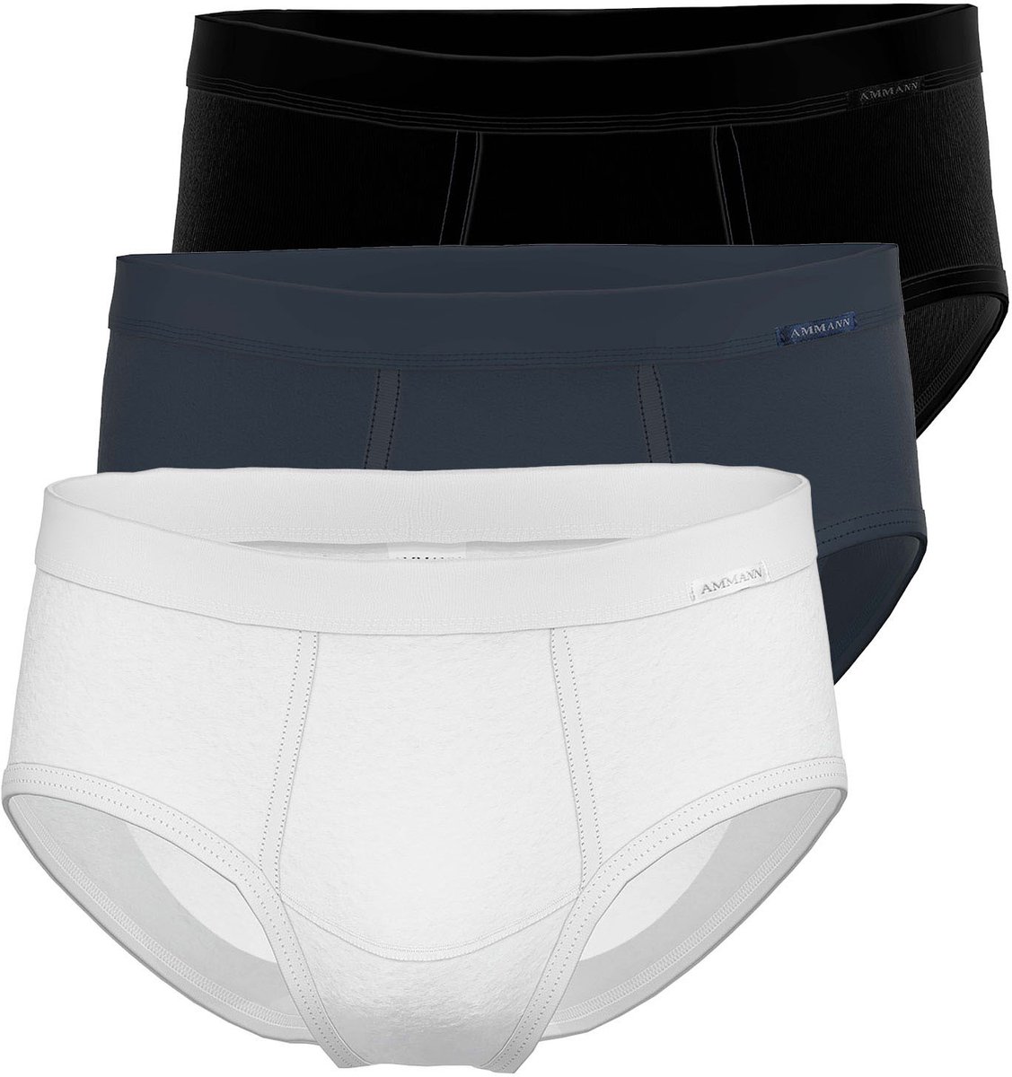 3-pack slip met gulp Day Classic / fijne rib Premium
