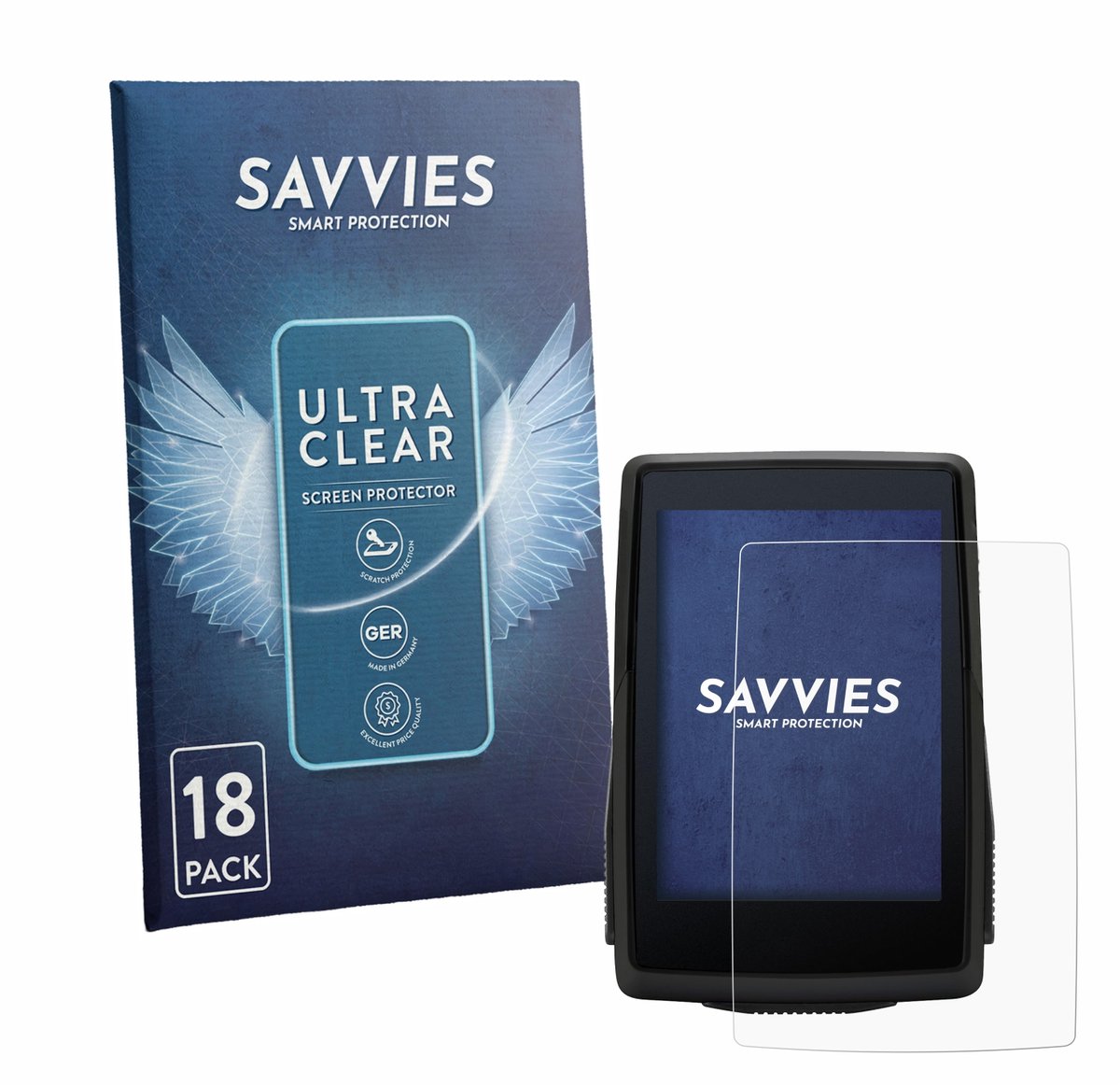 Savvies - Screenprotector voor Sigma ROX 4.0 SE - Folie Beschermfolie transparant 18 Stuks