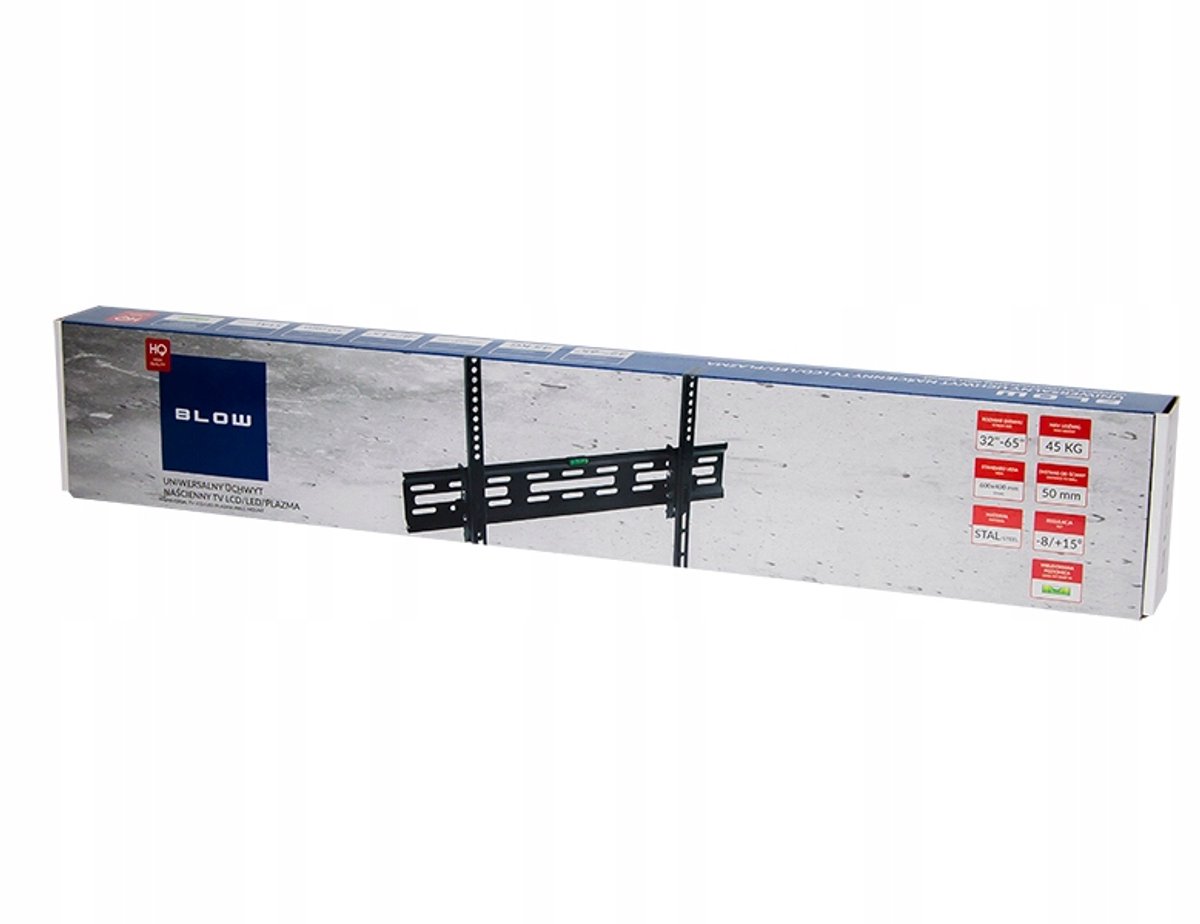 BLOW Kantelbare TV Muurbeugel 32-65 inch, VESA tot 600x600mm, 45kg