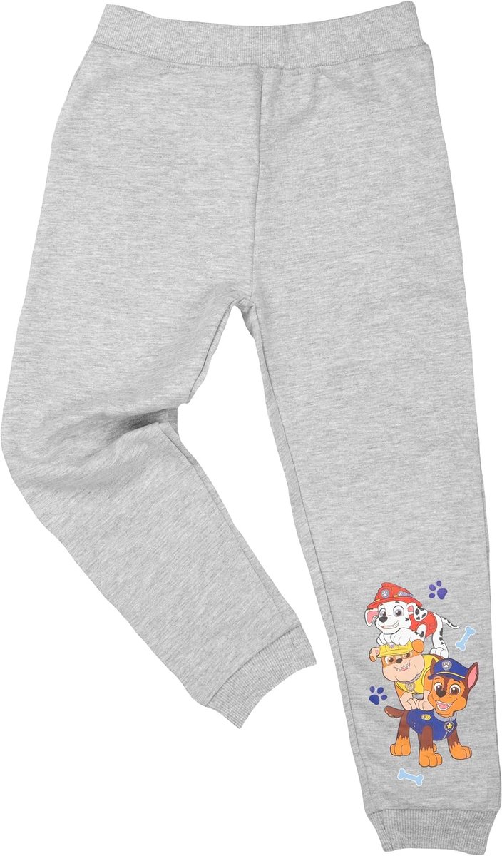 Patrol Joggingbroek voor jongens - Chase, Marshall & Rubble trainingsbroek voor kinderen, sweatbroek, grijs