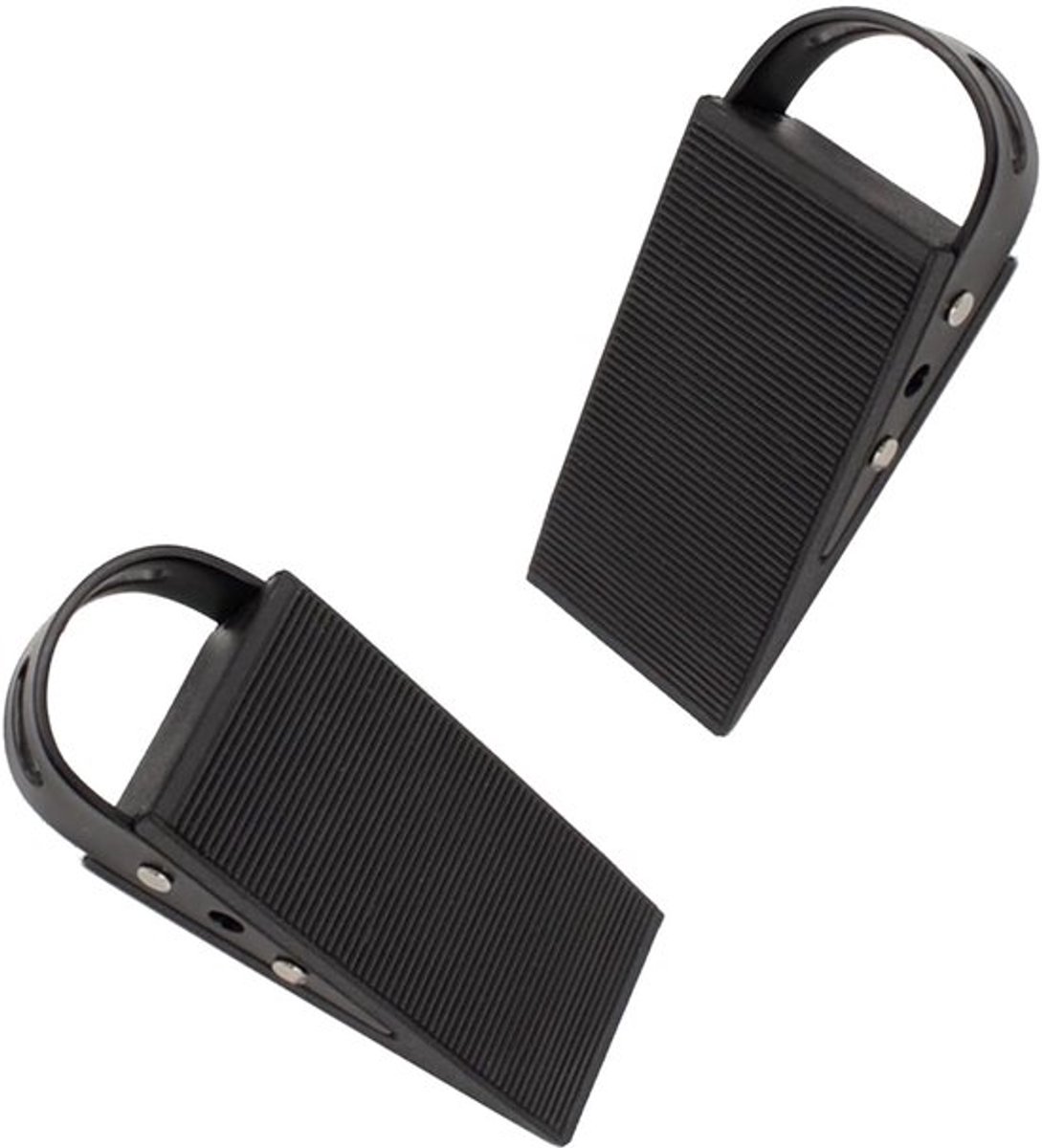 Deurstopper Antislip - Deurbuffer Rubber - Deurvastzetter Zwart - Deurstopper Muur - Deurstopper Zelfklevend - Roestvrijstalen Haken - Deurwig
