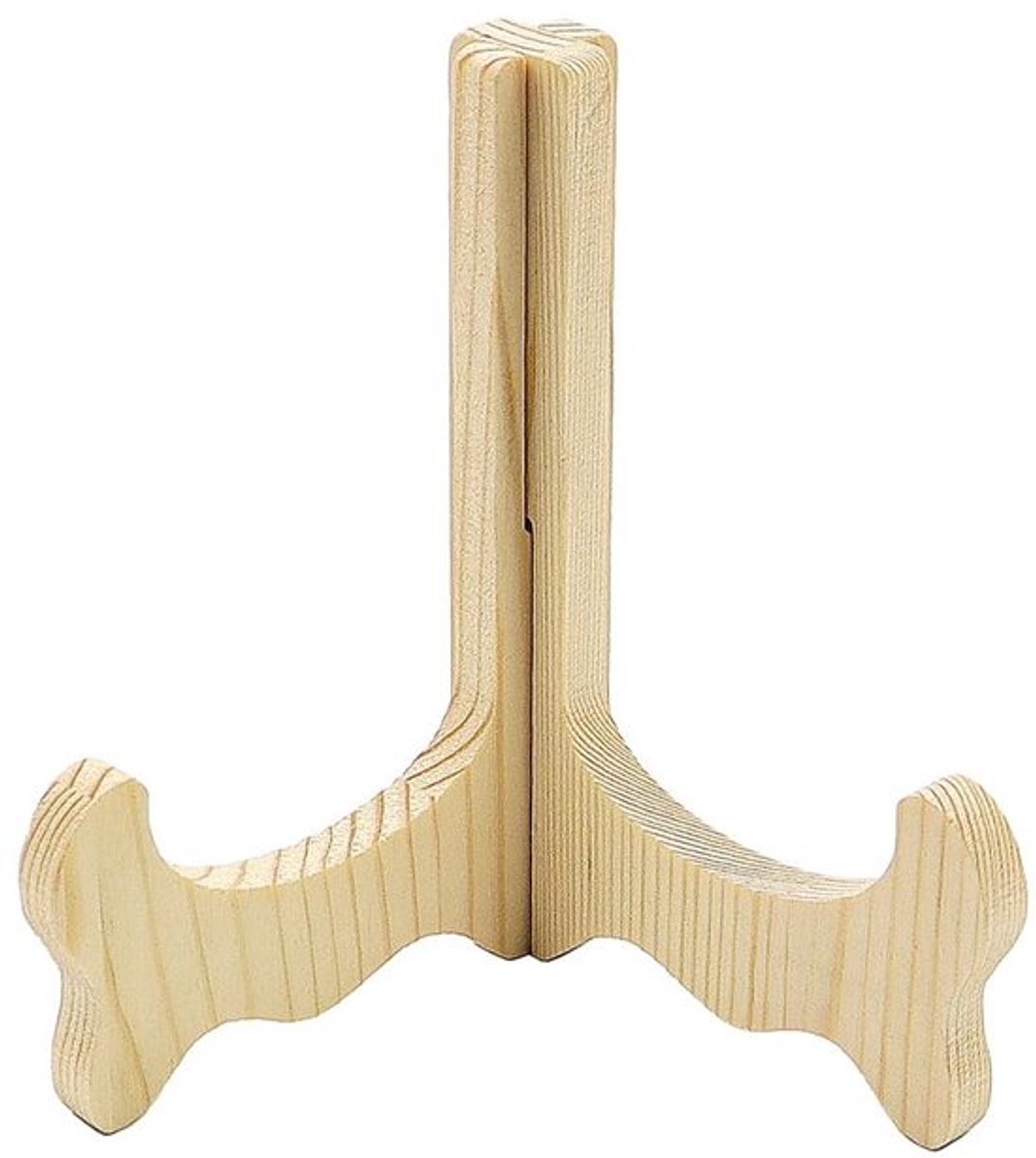 Bordstandaard Houten - Display Standaard - Bordhouder - Fotohouder - Ezelstandaard - 2 Stuks - Afmetingen 14 x 9,5 x 12-17 cm - Displaystandaard