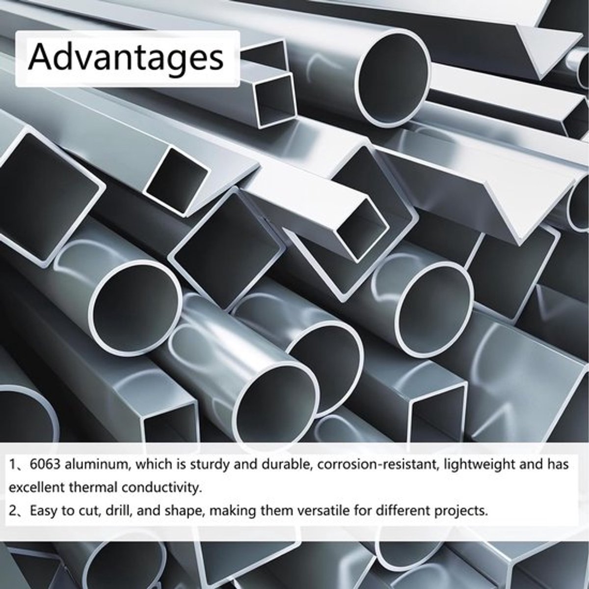 Aluminium Buizen 6063 - 4 Vierkante Buizen - 15mm x 15mm x 1mm Wanddikte - 300mm Lengte - Duurzaam en Corrosiebestendig - Aluminium Profielen