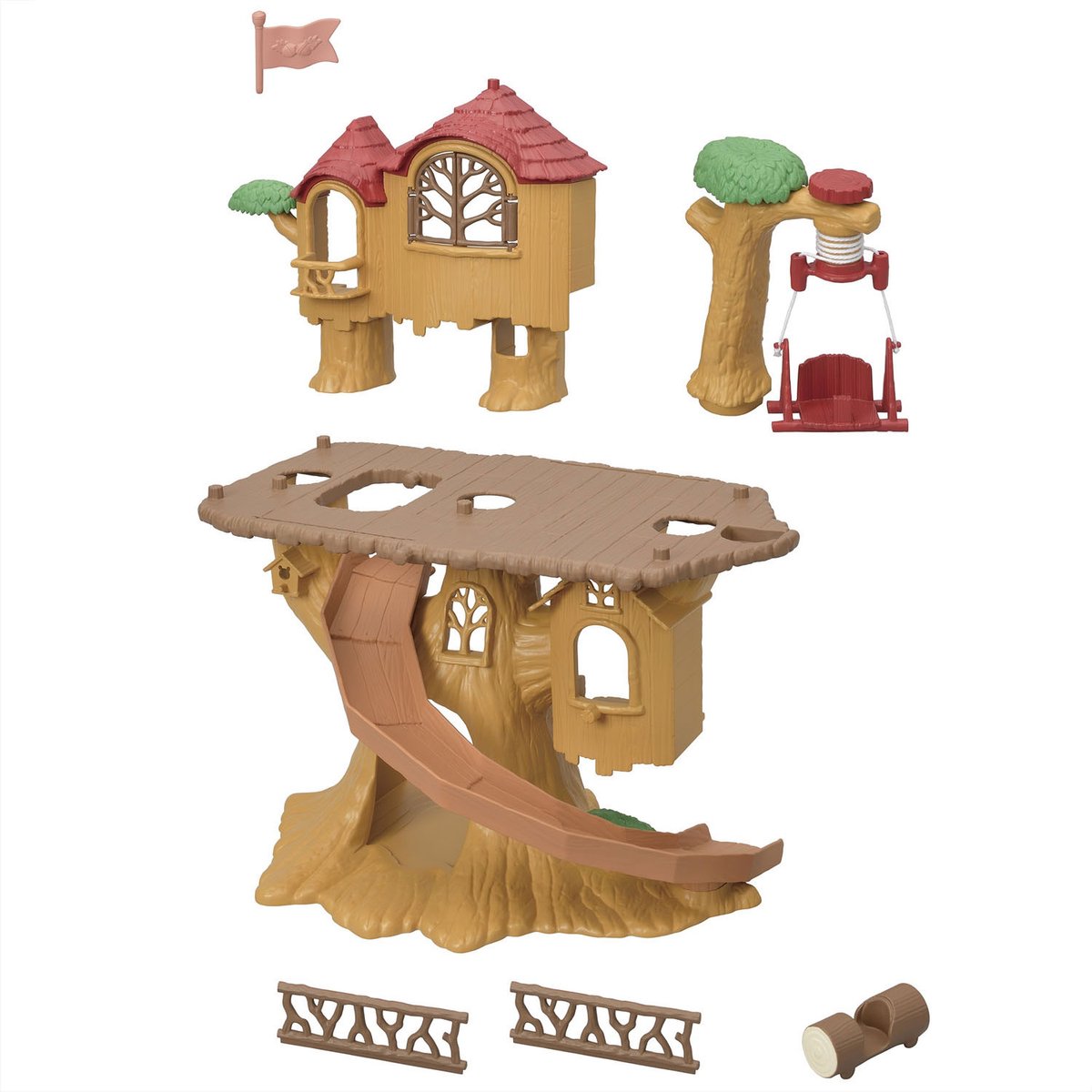 Sylvanian Families 5450 Avontuurlijke boomhut- te combineren met 5451 Blok hut — cadeau in Spellen & Speelgoed - foto 8