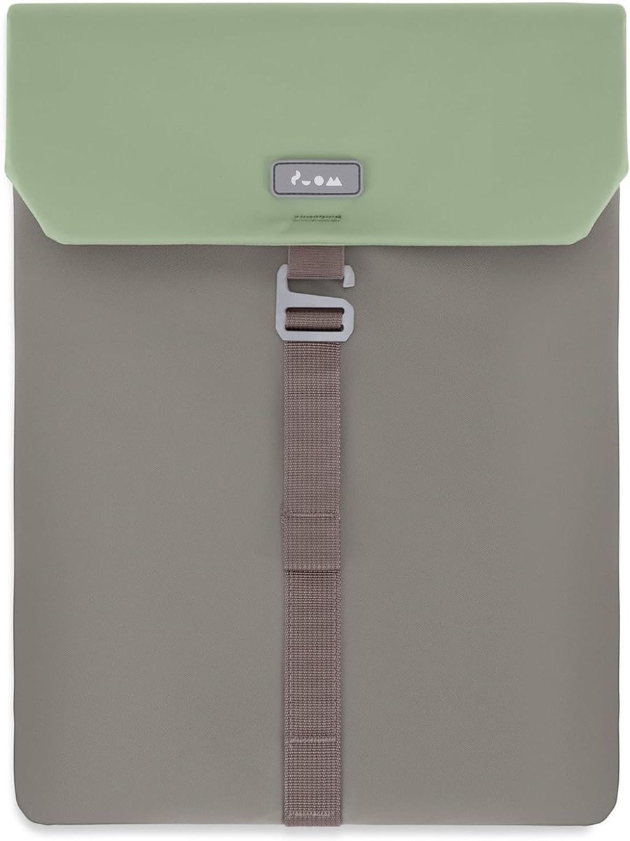 Laptoptas Hoes - Laptop Cover - Bescherming Onderweg - Waterbestendig Materiaal - 16 inch - Salie