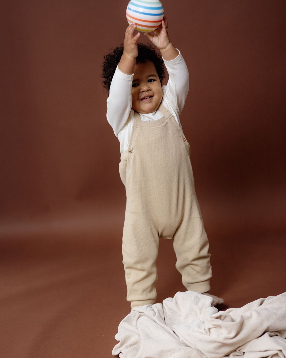 Levv Baby tuinbroek Owen Beige maat 68