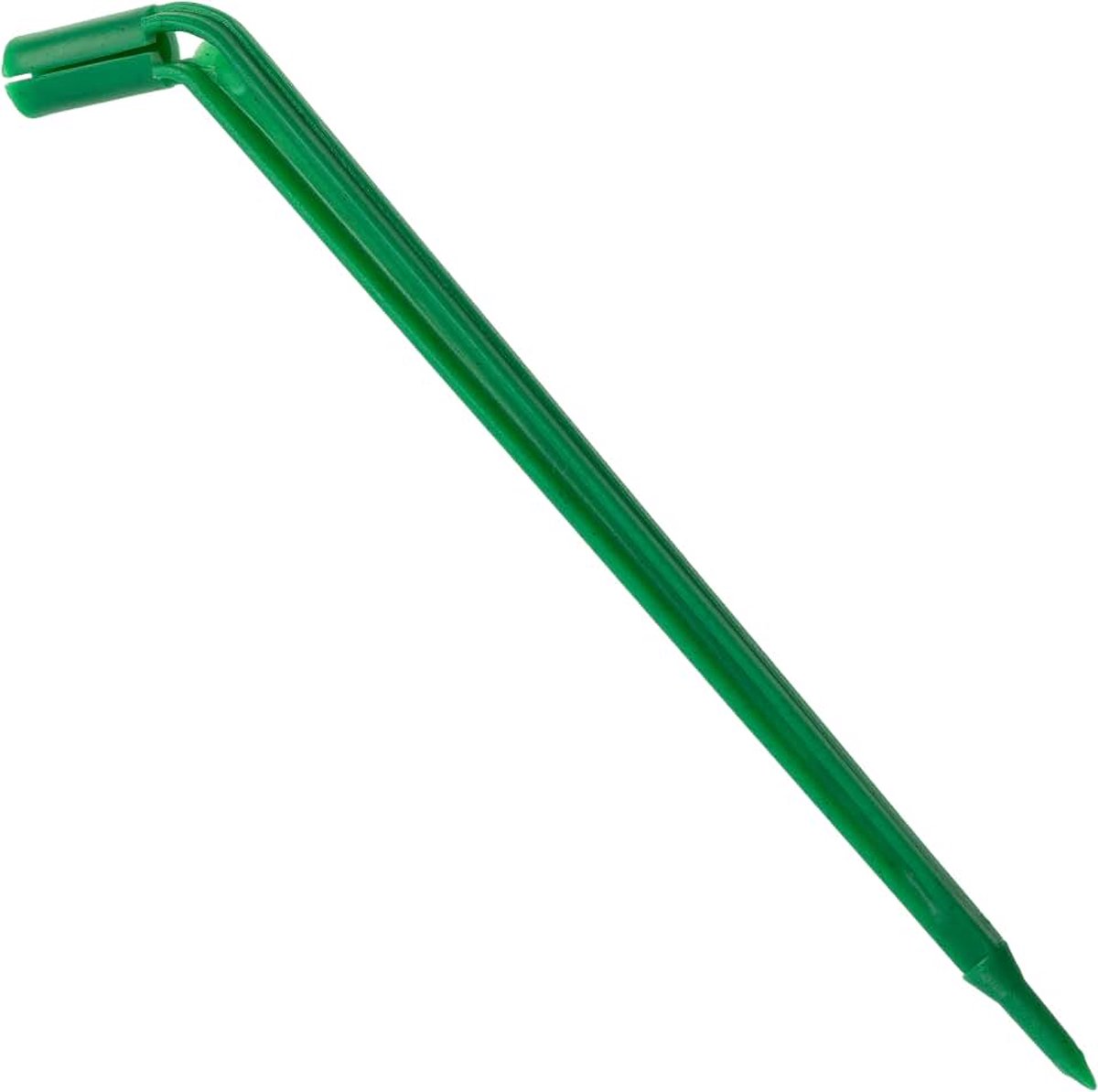 - Set van 10 gebogen haringen voor micro-irrigatieslang Ø3 mm - druppelirrigatiesysteem automatische tuinirrigatie - van kunststof - kleur groen