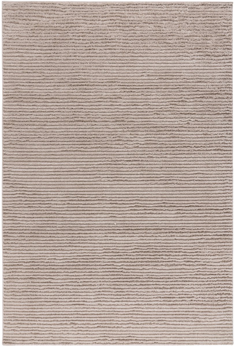 Padiro laagpolig vloerkleed 160 x 230 cm - beige - boho look - geschikt voor vloerverwarming - van polyester